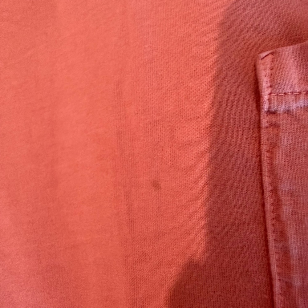 Madewell Men’s Garment Dyed Pocket Tee Pink M - Picture 3 of 5